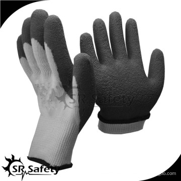 SRSAFETY guantes de trabajo con certificado CE guante de látex gris con el mejor precio